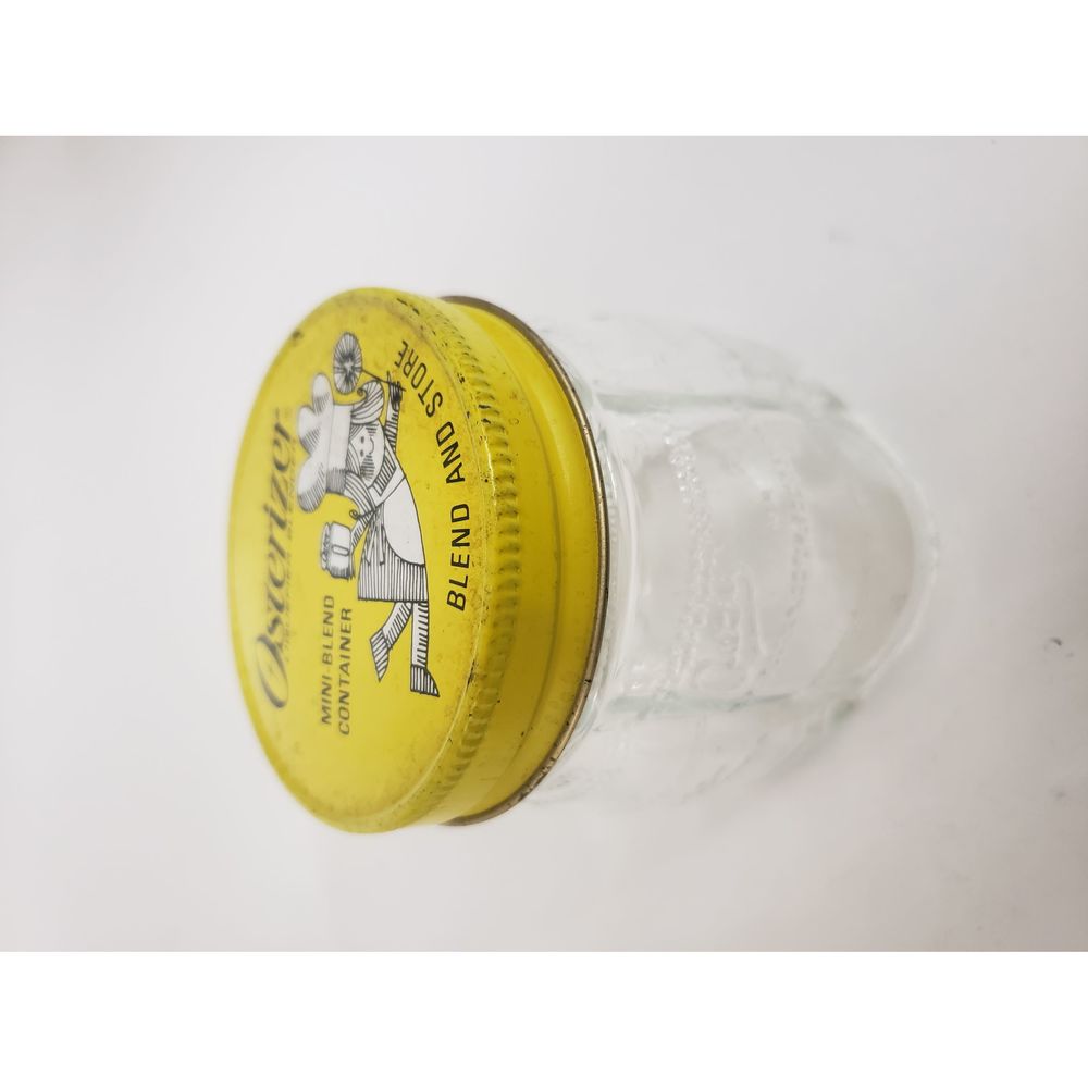Vintage Oster Osterizer Blend And Store Mini-Blend Glass Container 8 oz.